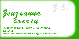 zsuzsanna boeriu business card